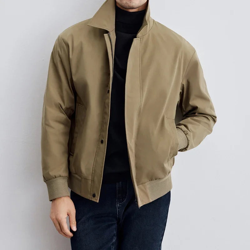 Lehmann Modehaus | Herren-Blousonjacke mit Reißverschluss und klassischem Kragen