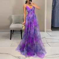 Kaevia - Leichtes Blumenkleid – Lila
