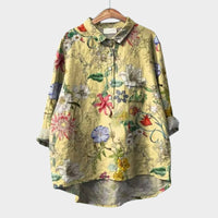 Walburga | Oversize-Bluse mit strahlendem Komfort – Gelb