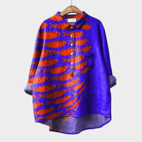 Gerlinde | Oversize-Bluse mit einzigartigem Komfort – Lila