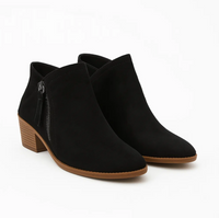 Ellen | Stiefeletten mit mittelhohen Schäften – Schwarz