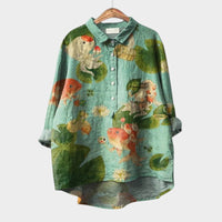 Gislawen | Oversize-Bluse für sonnigen Komfort – Muster 5