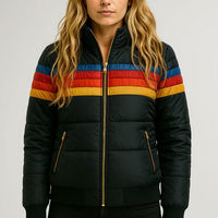 Lena | Winddichte Retro Jacke – Schwarz