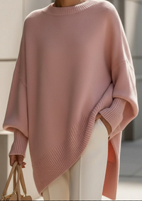 Maglione – Oversize-Pullover – Rosa