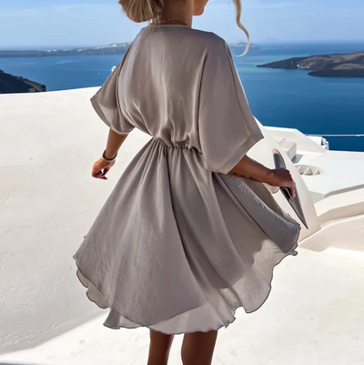 Lindsay - Sexy V-Ausschnitt Kleid