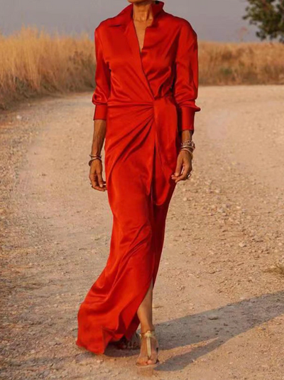 Octavia - V-Ausschnitt Maxikleid