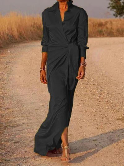 Octavia - V-Ausschnitt Maxikleid