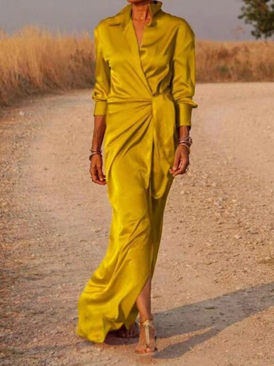 Octavia - V-Ausschnitt Maxikleid