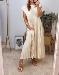 Valerie - Elegantes Kleid – Beige