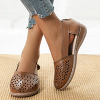 OrthoBliss™ | Bequeme Slingback-Halbschuhe für den ganzen Tag – Cognac