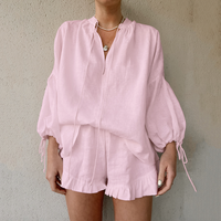Alessia - Zweiteiliges Sommer-Set – Rosa