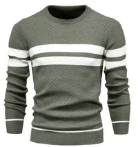 Polikarp - Eleganter Pullover – Grün