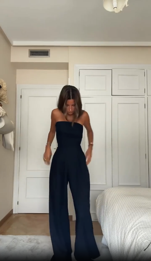 Viola - Sexy schwarzer Jumpsuit