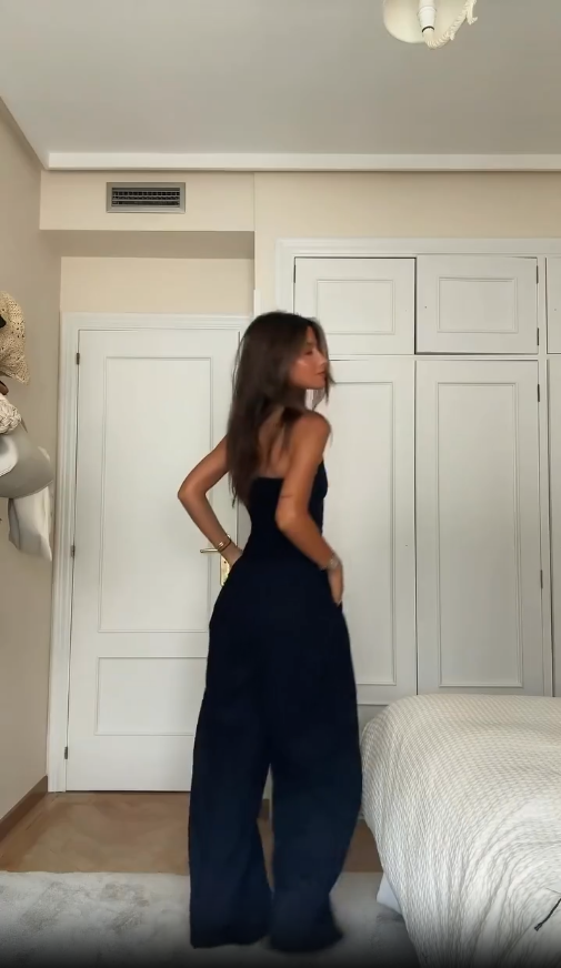 Viola - Sexy schwarzer Jumpsuit