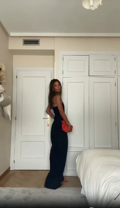 Viola - Sexy schwarzer Jumpsuit