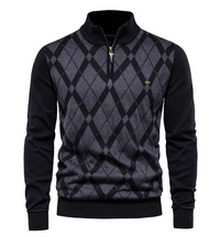 Sakowicz - Pullover Mit Halbem Reißverschluss – Schwarz