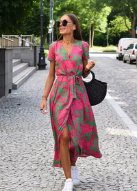 Elianne - Flexibles und modernes Sommerkleid – Grün