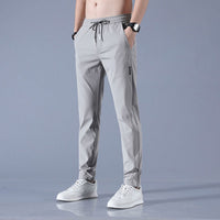 Schnelltrocknende Stretchhose Herren – Hellgrau
