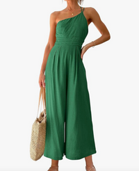 Belina – Der Jumpsuit für pure Sommer-Leichtigkeit & feminine Eleganz – Smaragd