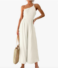 Belina – Der Jumpsuit für pure Sommer-Leichtigkeit & feminine Eleganz – Weiß
