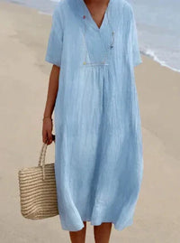 Leinenkleid – Blau