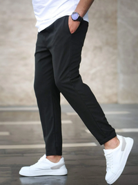 Thiago™ - Premium Gekürzte Hose – Schwarz