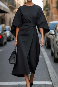 Aria - Stilvolles Kleid – SCHWARZ