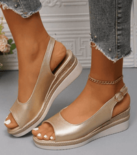 Marina | Orthopädische Sandalen™ – Gold