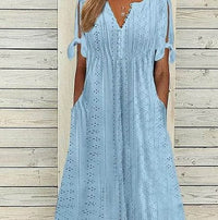 SoftBloom Kleid – Blau