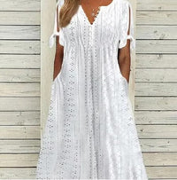 SoftBloom Kleid – Weiß