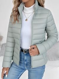 Maelia - federleichte Steppjacke – Grün