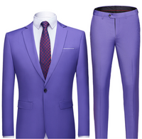 Herren Zweiteiler Set | Hochzeitsgast Anzug – Lila
