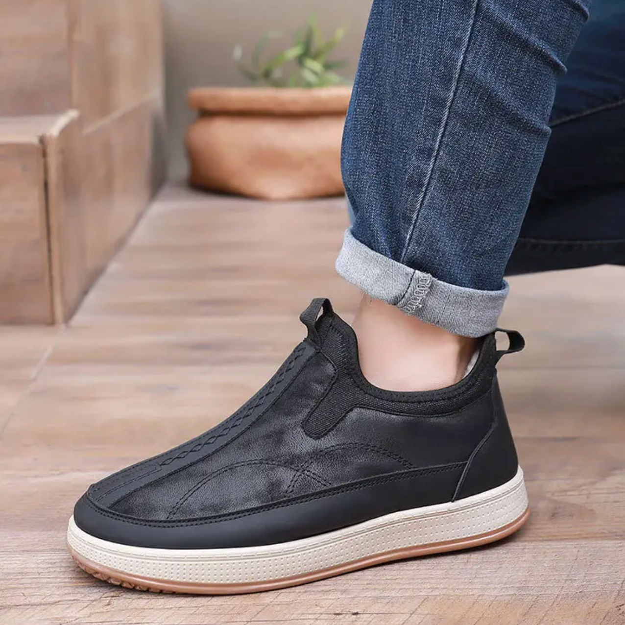 Levi - Pelzgefütterte Schuhe