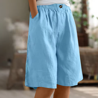 Nora | Sommer-Shorts – Himmelblau