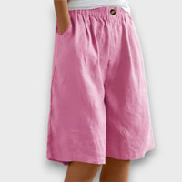 Lerine – Relaxed Shorts mit natürlichem Komfort – Rosa