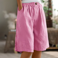 Lea | Loose-Fit Casual Shorts – Rosa