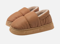 Unisex Warmer Hausschuhe | Winter – Braun