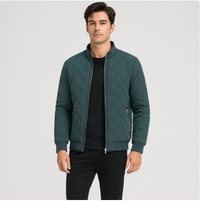 Tobias | Gesteppte Winterjacke für Herren – Grün