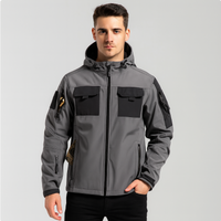 Hagen | Outdoor-Winterjacke mit Kapuze – Grau