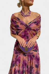 Nina | Zeitloses Kleid mit schmeichelnder Passform – Lila