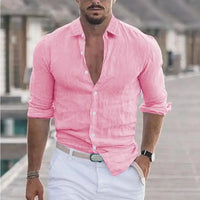 Zachary | Herren Hemd – Rosa