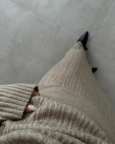 Rersahlha | Herbst-Winter Off-Shoulder Strickset für Damen