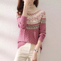 Eva® | Bequemer Eleganter Pullover – Rosa