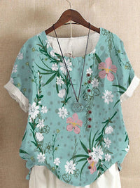 Feronah | Damen Freizeit Bluse – Aqua Grün