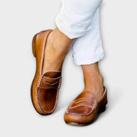 Elegante Damen-Loafer im klassischen Stil – Braun