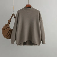 Samy - Übergroßer Pullover – Schokolade