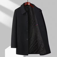 Edwin -| Herren Warme mantel – Schwarz