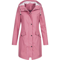 Stylische Regenjacke für Damen | Wasserdicht – Rosa