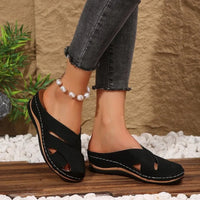 Kirra | Bequeme Orthopädische Sandalen™ – Schwarz
