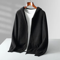 Lucerne Cashmere Hoodie – Schwarz